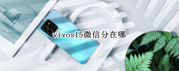 vivos15微信分在哪 vivo手机怎么分微信