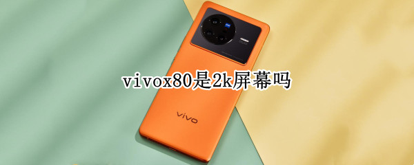 vivox80是2k屏幕吗（vivo x60是2k屏吗）