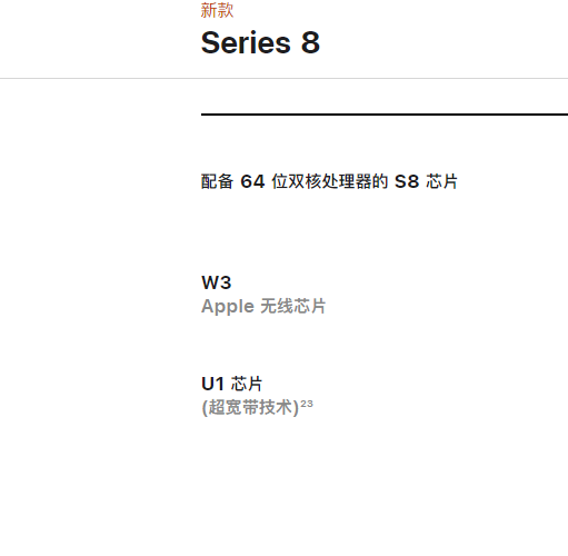 apple watch series 8是什么芯片