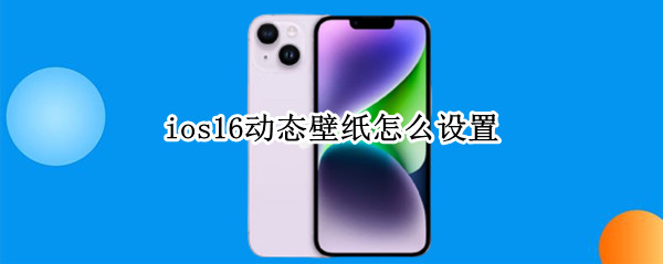 ios16动态壁纸怎么设置（ios14.7怎么设置动态壁纸）