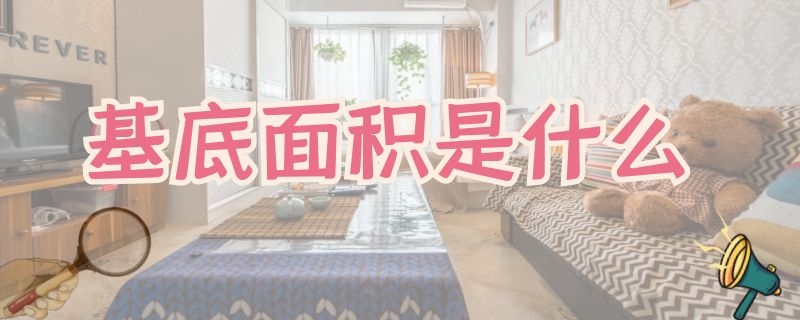 基底面积是什么（基底面积是什么面积）