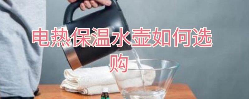 电热保温水壶如何选购（电热保温水壶如何选购好）