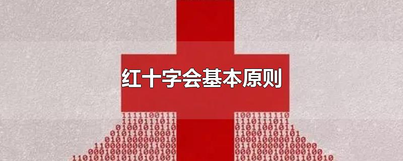 红十字会基本原则（国际红十字会基本原则）